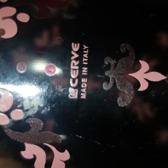 Cerve DeValBor Mid Century Burgundy & Gold Glasses Made in Italy - Picture 3 of 5